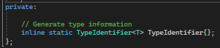 Type Info Generation