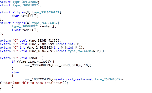Generated C++ Output